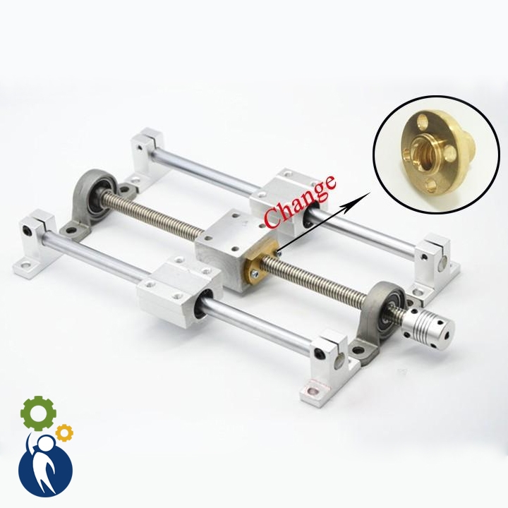Bộ Vít Me Đai Ốc Bước 2 - 50cm