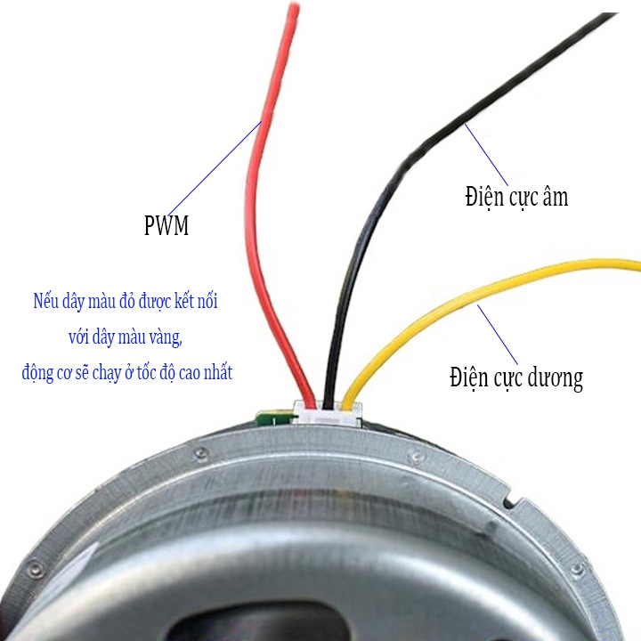 Motor Không Chổi Than 12V-24V Nidec 1000-3200rpm Trục 8mm Gắn Cánh Quạt Gió