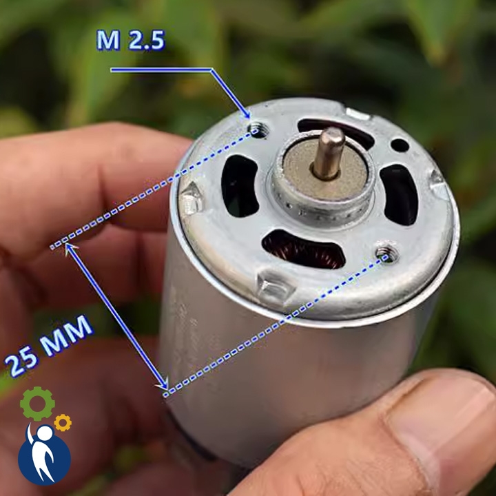 Motor 12V Mã 550-7525 96W 17600rpm
