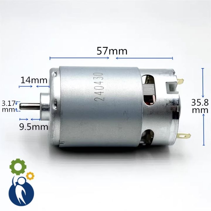 Motor 6-14.4V 19500rpm Mã 550-7127 Motor 12V 16500rpm