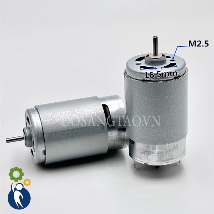 Motor 6V-24V 10250rpm Mã 390 Điện Áp 12V 5150rpm