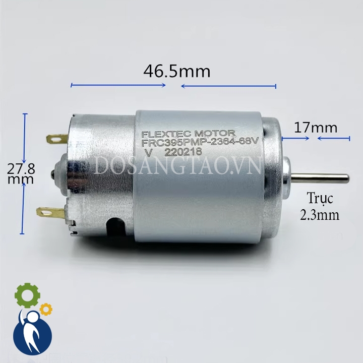 Motor 6V-24V 12200rpm Mã 395 Điện Áp 12V 6100rpm