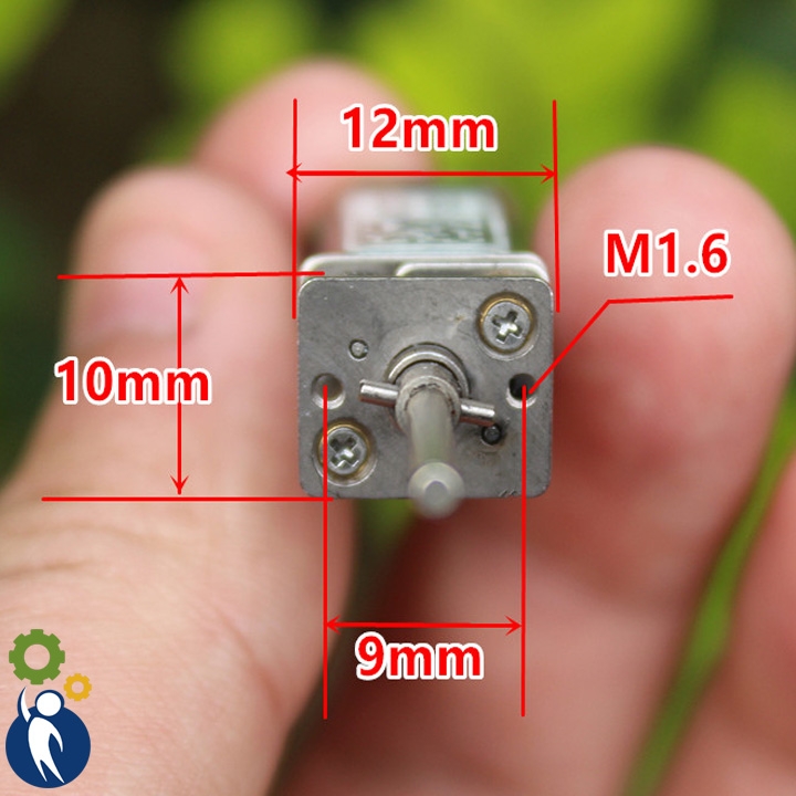 Motor Giảm Tốc 2-5V 1950rpm