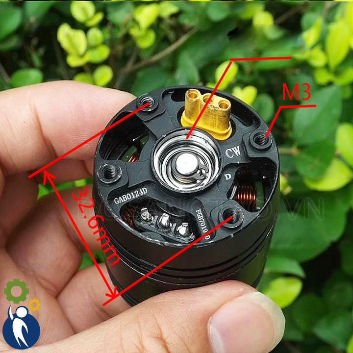 Motor Không Chổi Than Thuận UAV Motor 3512-460KV 128g 60w
