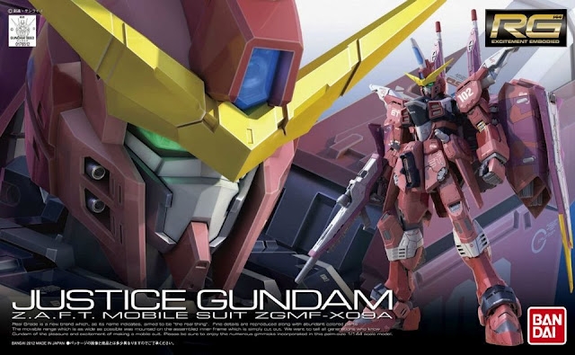 RG 1/144 Justice Gundam - Box Art & Official Images - Review