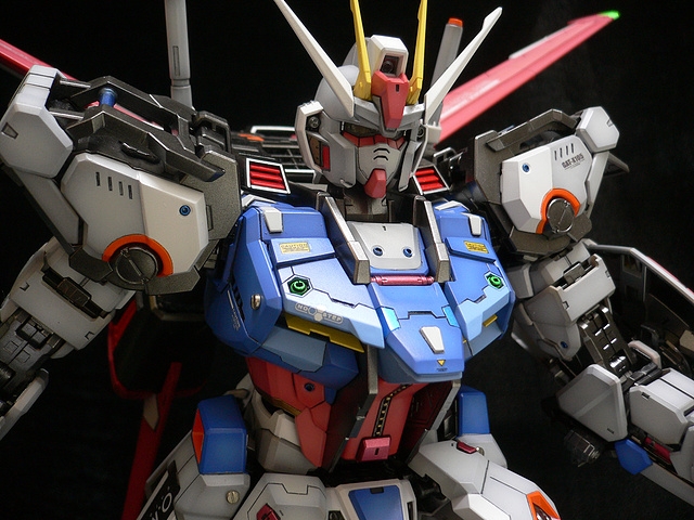 PG 1/60 Strike Gundam + Aile Strike Pack w/ Skygrasper