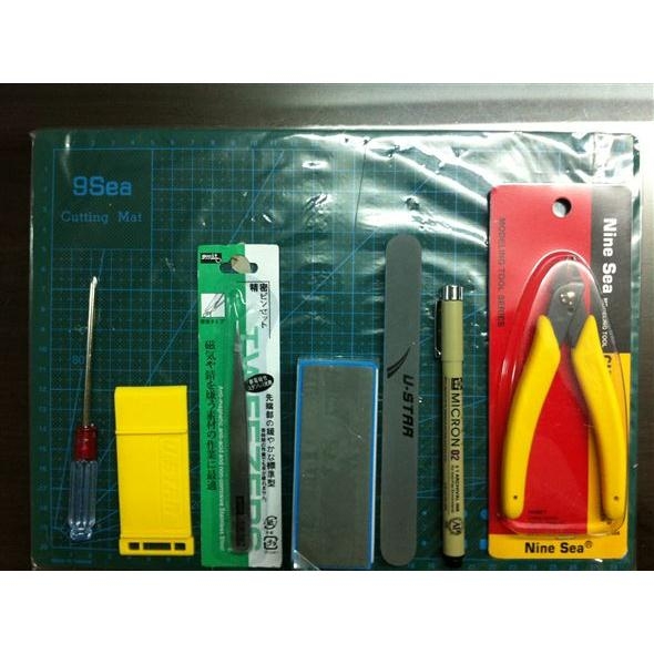 Basic Tool Set - Bộ Dụng cụ làm mô hình  7 món