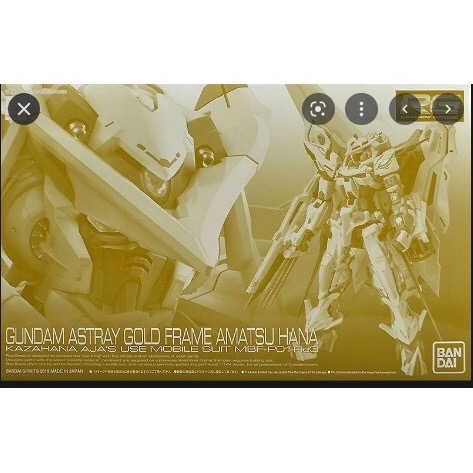 Mô Hình Lắp Ráp Gundam RG Astray Gold Frame Amatsu Hana P-Bandai (Nhật Bản)