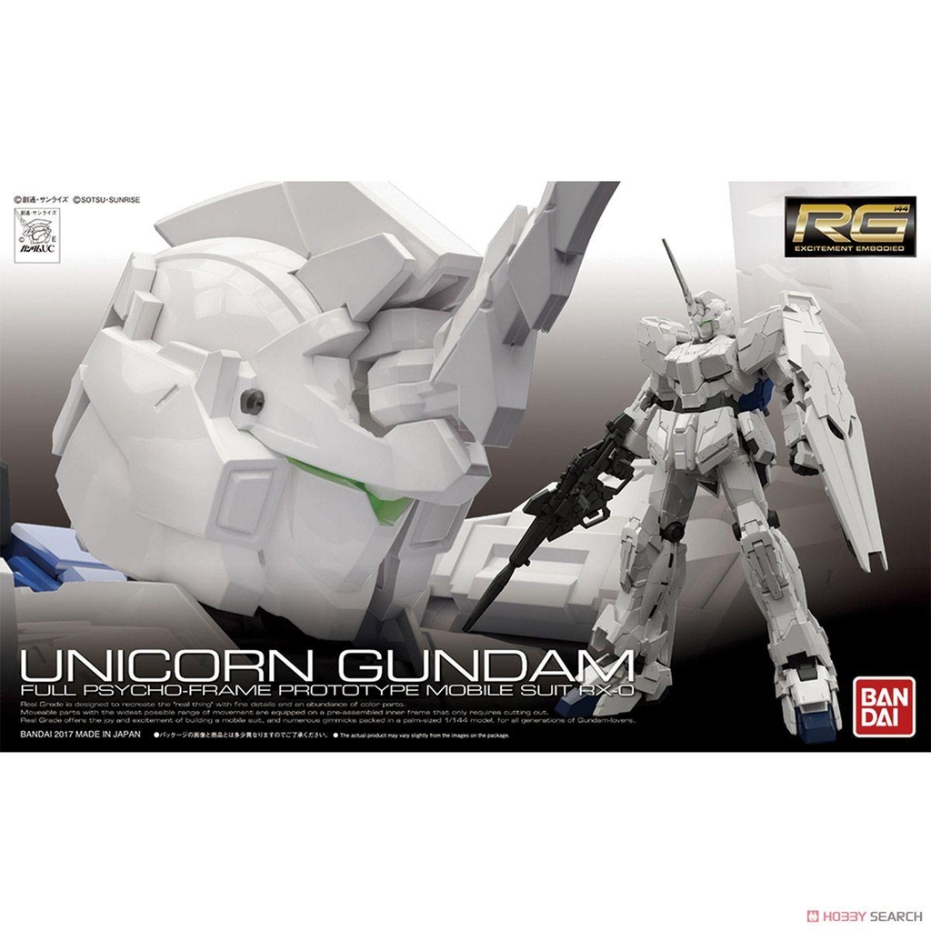 RX-0 Unicorn Gundam [Premium `Unicorn Mode` Box] (RG)