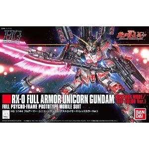 Full Armor Unicorn Gundam (Destroy Mode/Red Color Ver.) (HGUC)