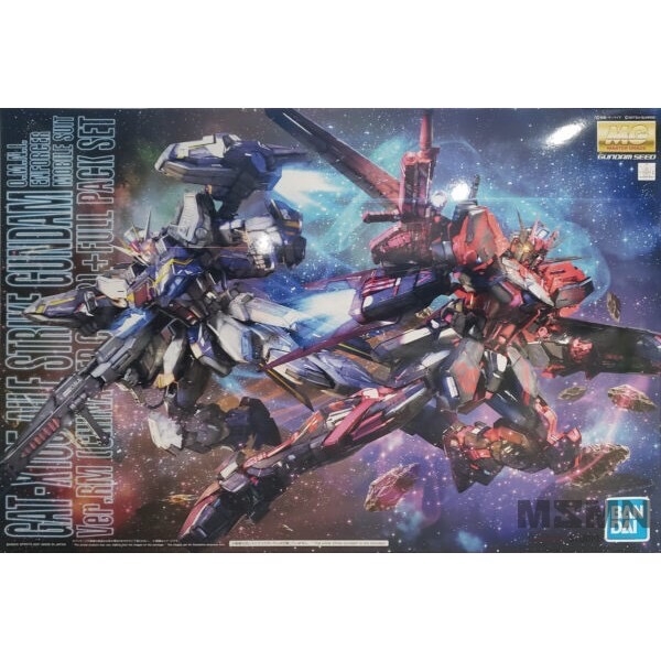 Mô hình MG 1/100 Aile Strike Gundam ver RM (red) + Full Pack Set