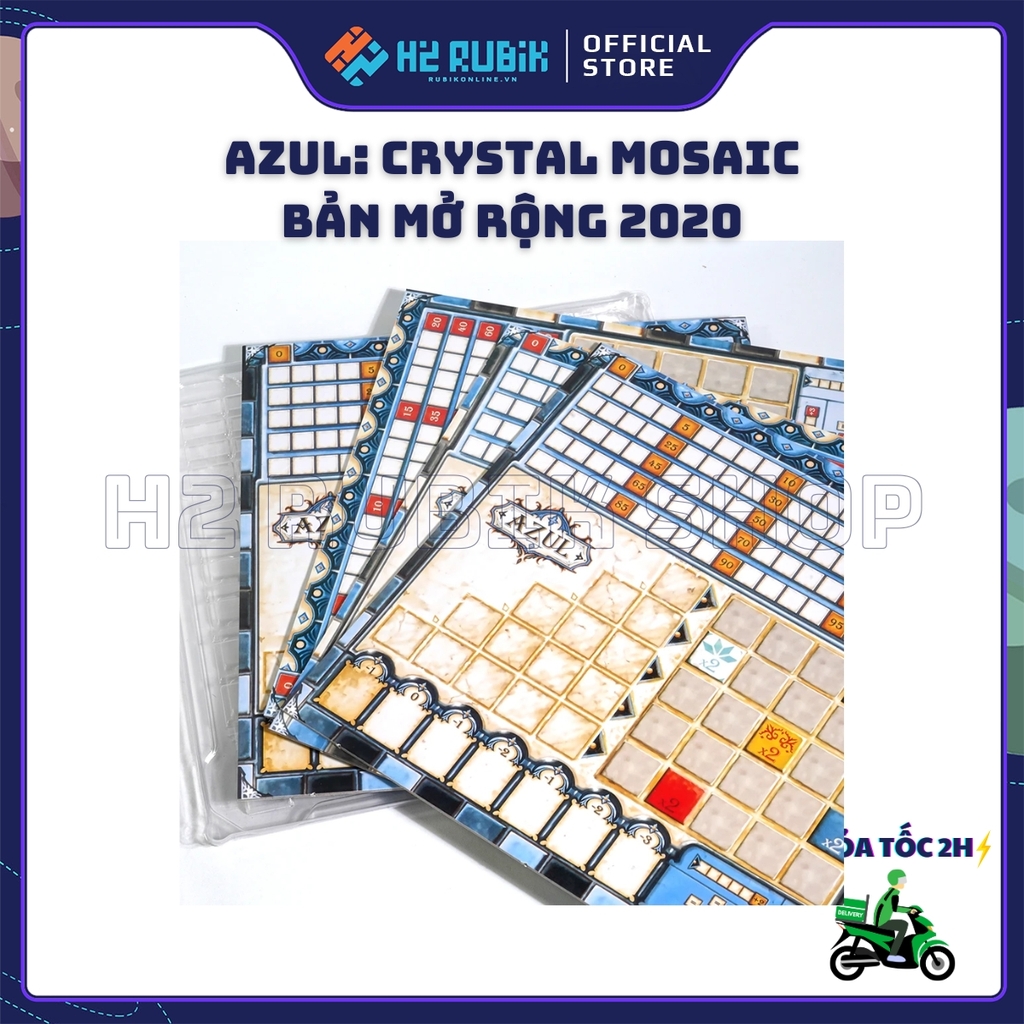 Azul Crystal Mosaic Expansion mở rộng Board game Azul