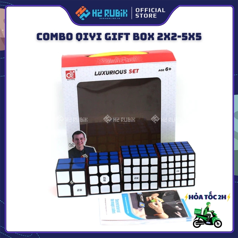 Combo Rubik Qiyi 2x2 - 5x5 giá rẻ cao cấp