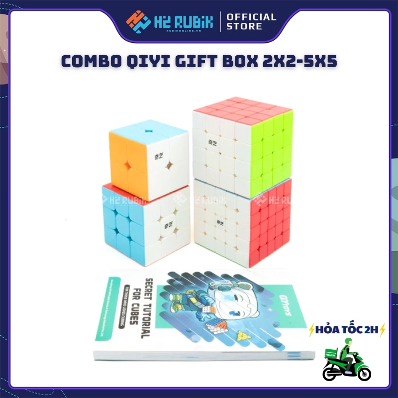 Combo Rubik Qiyi 2x2 - 5x5 giá rẻ cao cấp