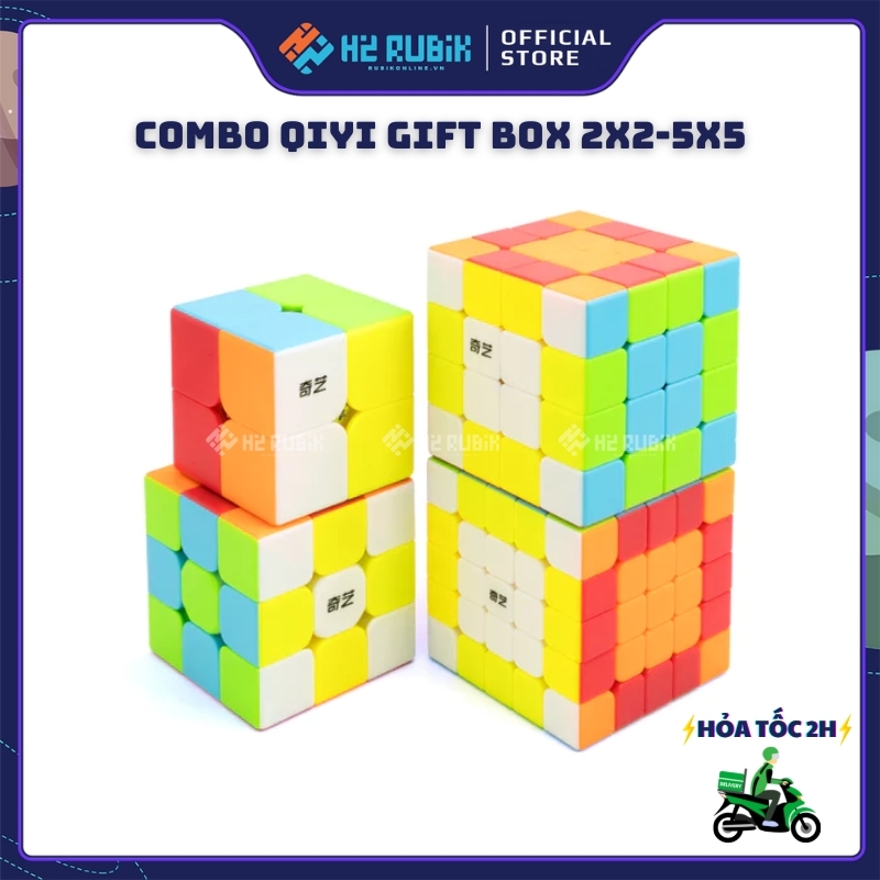 Combo Rubik Qiyi 2x2 - 5x5 giá rẻ cao cấp