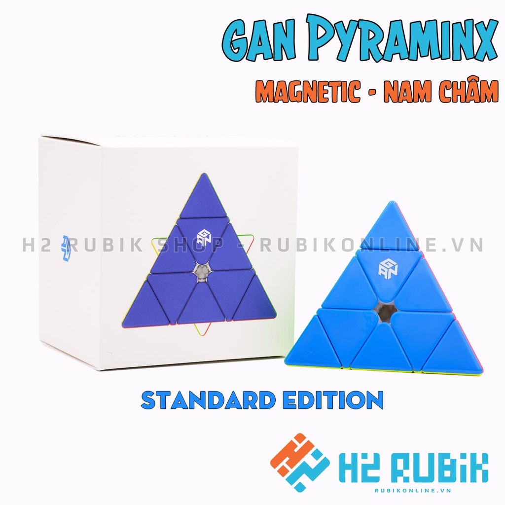 Rubik Pyraminx GAN Pyraminx M có nam châm sẵn - 3 phiên bản