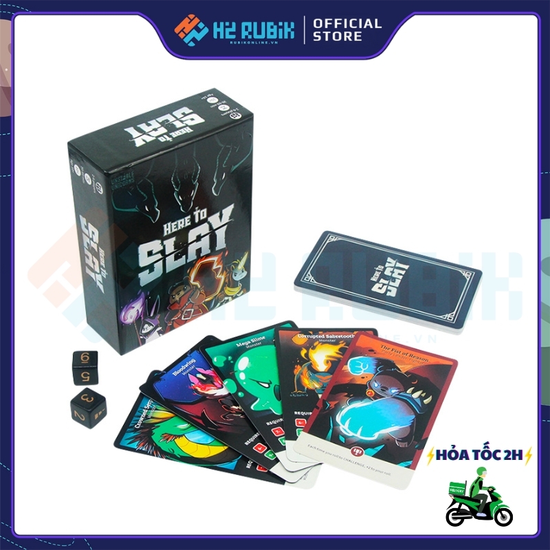 Here to Slay Board Game thẻ bài chiến thuật đội hình