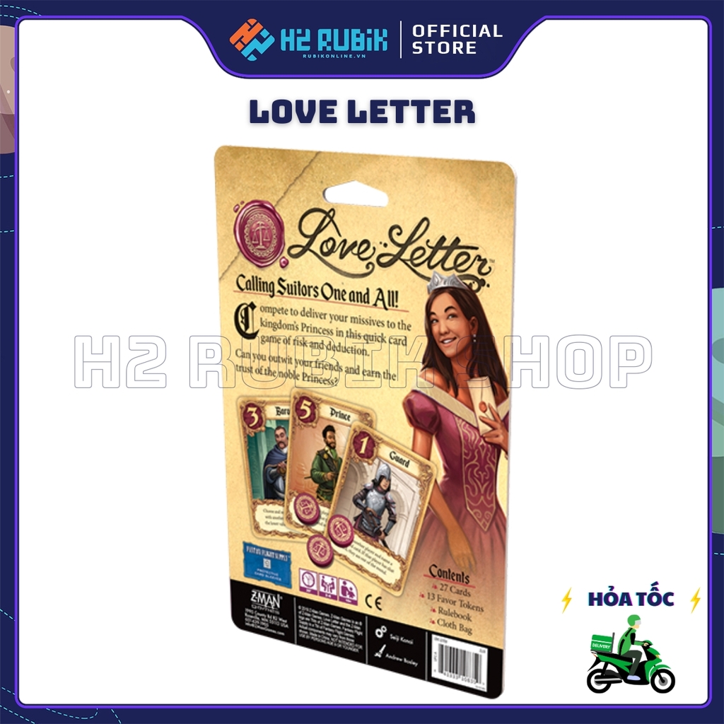 Love Letter - Bức thư tình gửi công chúa (có túi vải)