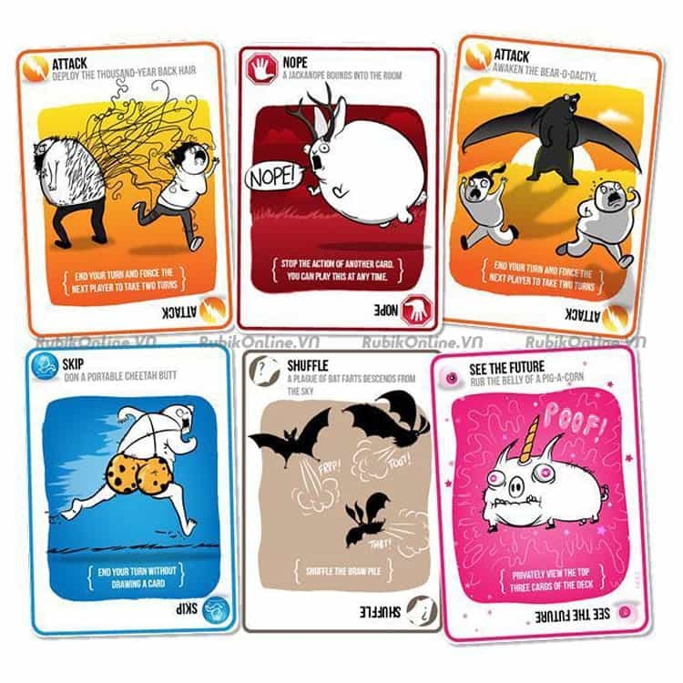 Exploding Kittens - Bài Mèo Nổ bản đẹp (Đen người lớn NSFW)