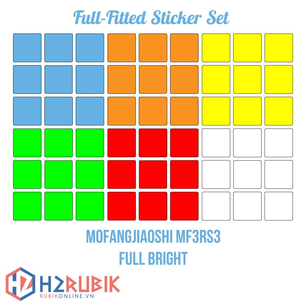 MF3RS3 Full Fitted Sticker Set - Giấy dán MF3RS3 tràn viền