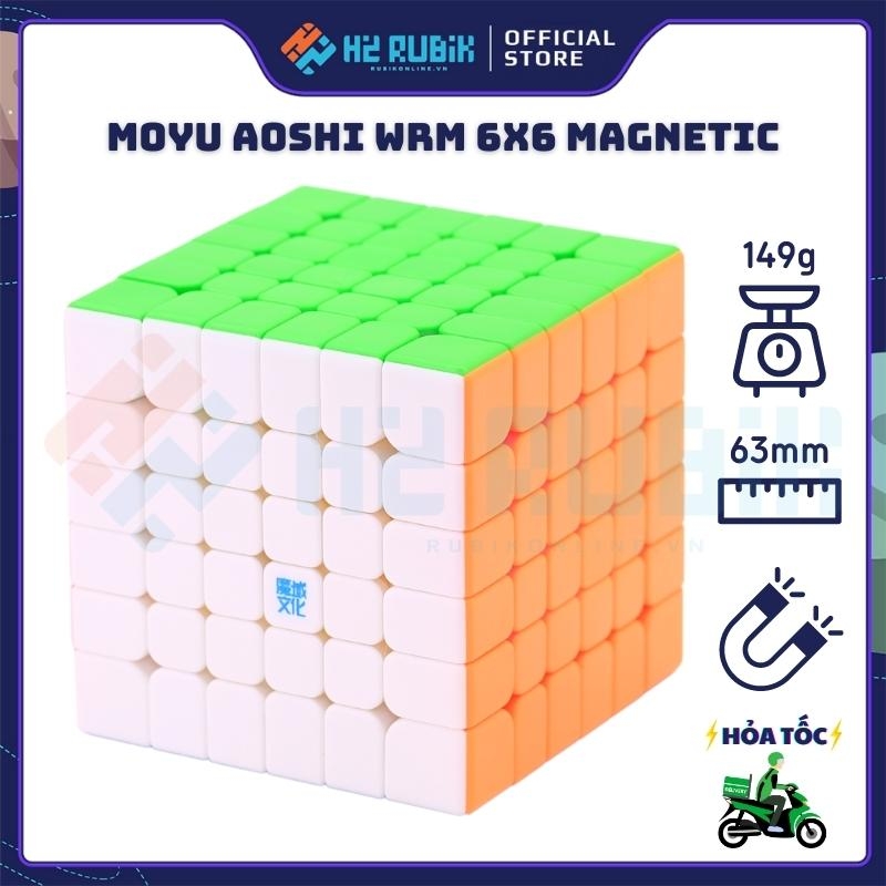 MoYu AoShi WRM 6x6 Stickerless Rubik 6x6 Cao Cấp