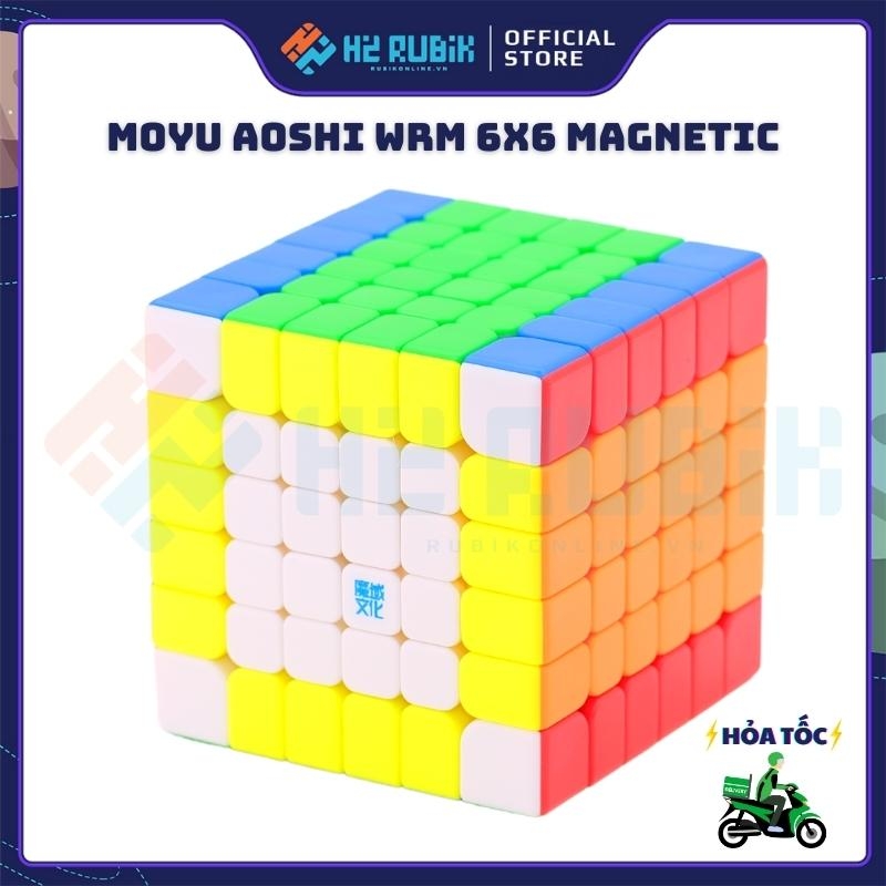 MoYu AoShi WRM 6x6 Stickerless Rubik 6x6 Cao Cấp