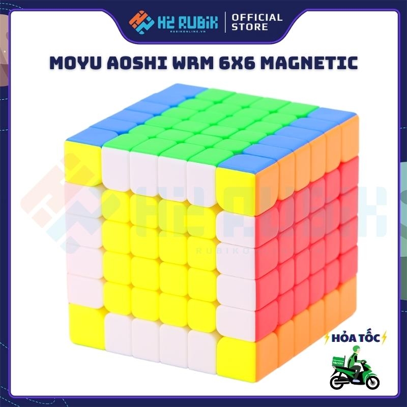 MoYu AoShi WRM 6x6 Stickerless Rubik 6x6 Cao Cấp