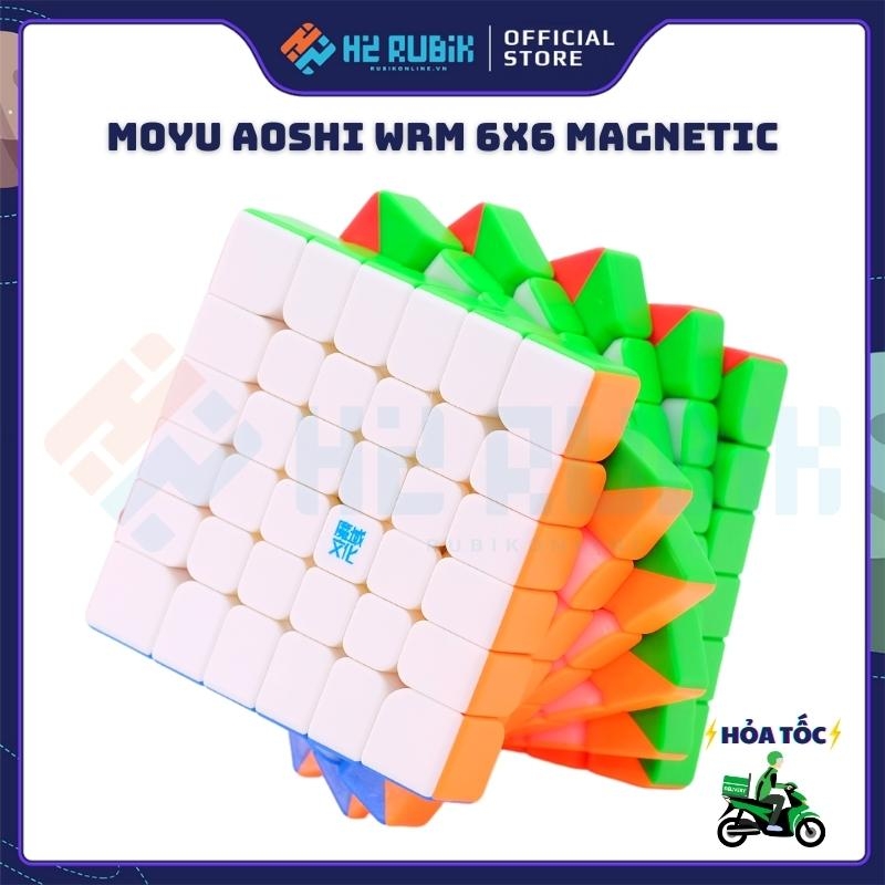 MoYu AoShi WRM 6x6 Stickerless Rubik 6x6 Cao Cấp