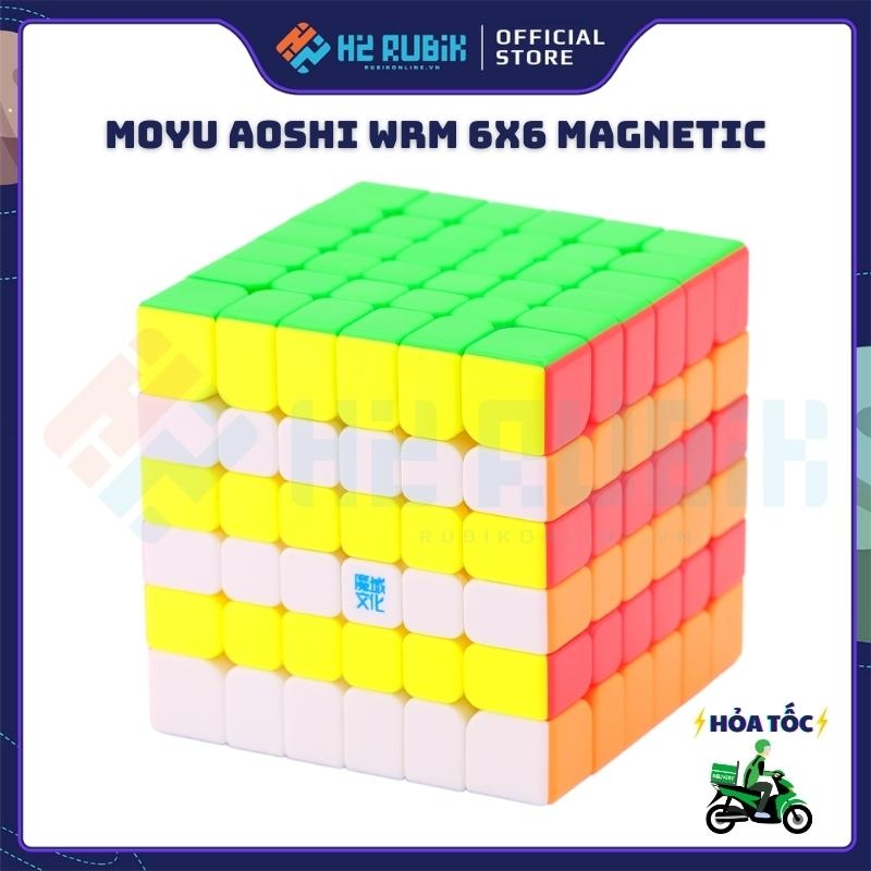 MoYu AoShi WRM 6x6 Stickerless Rubik 6x6 Cao Cấp