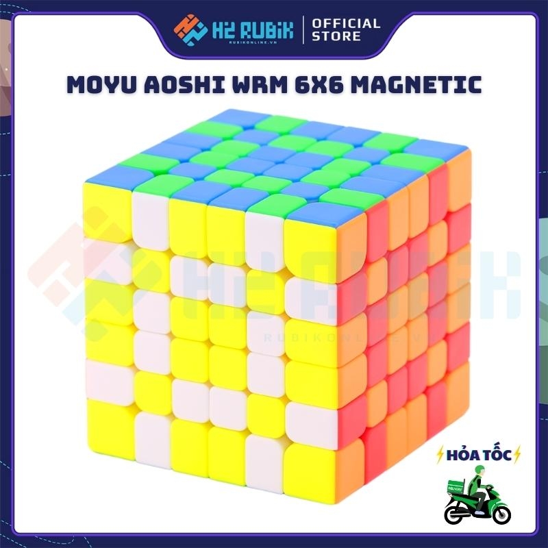 MoYu AoShi WRM 6x6 Stickerless Rubik 6x6 Cao Cấp