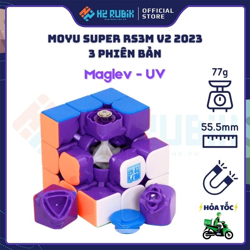 MoYu Super RS3M V2 UV Coated Có nam châm sẵn 3 phiên bản