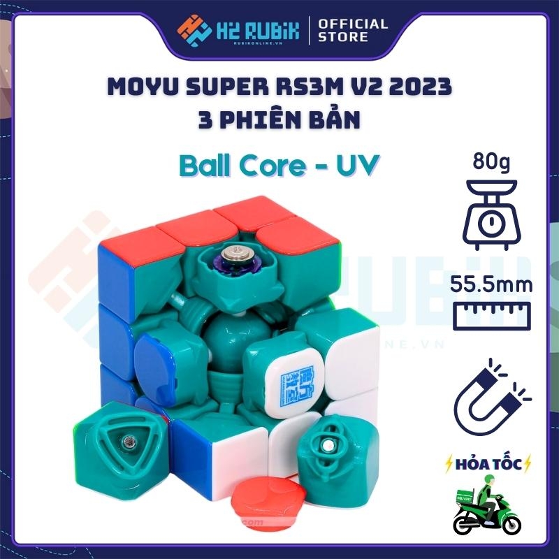 MoYu Super RS3M V2 UV Coated Có nam châm sẵn 3 phiên bản