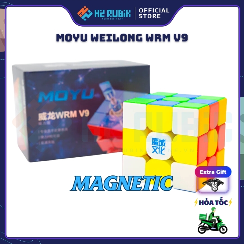 MoYu Weilong WRM V9 Rubik 3x3 có nam châm sẵn