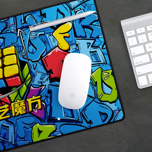 Thảm kê QiYi Training Mat - Hand Graffiti chuyên dùng cho rubik