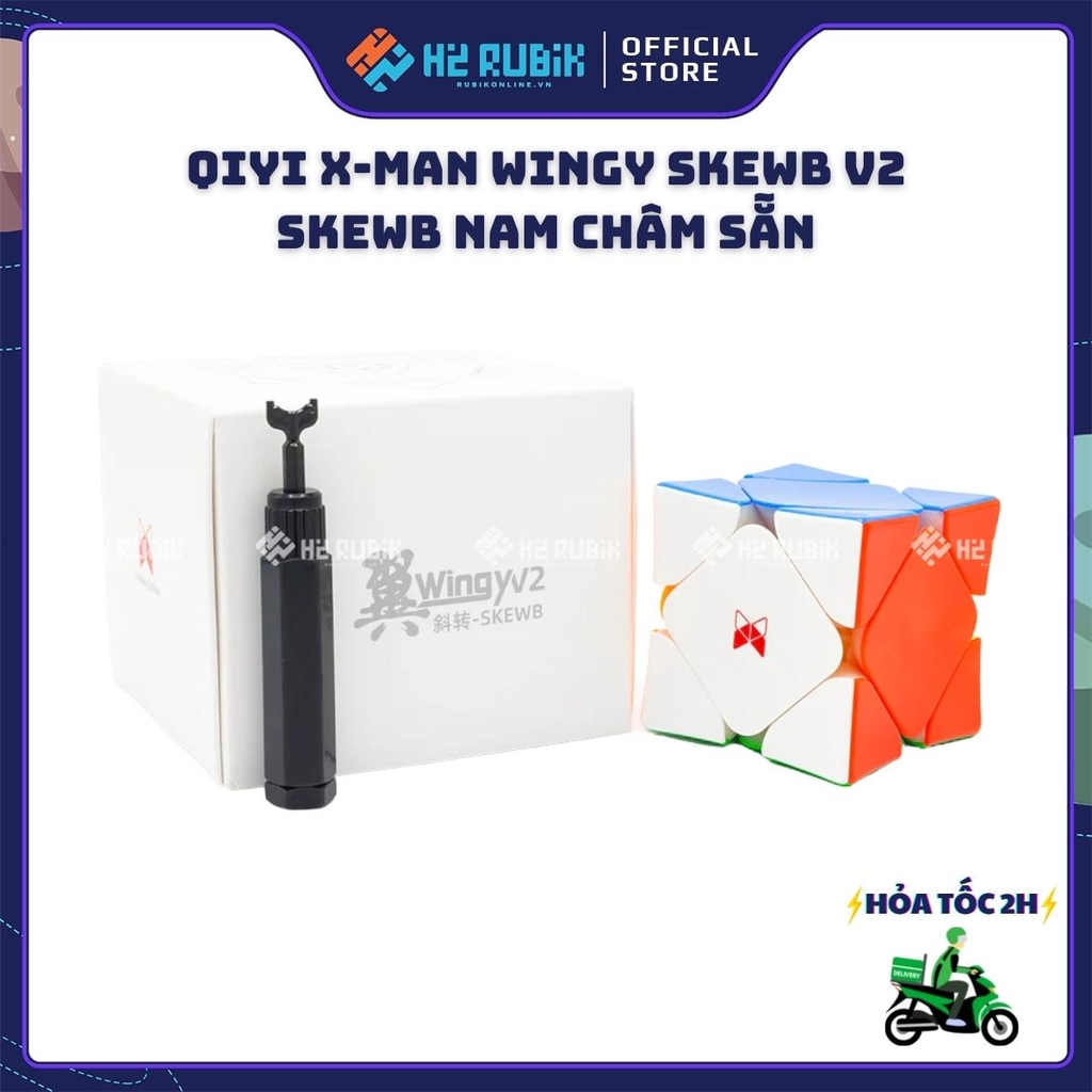 Qiyi Wingy Skewb V2 X-Man Có nam châm sẵn