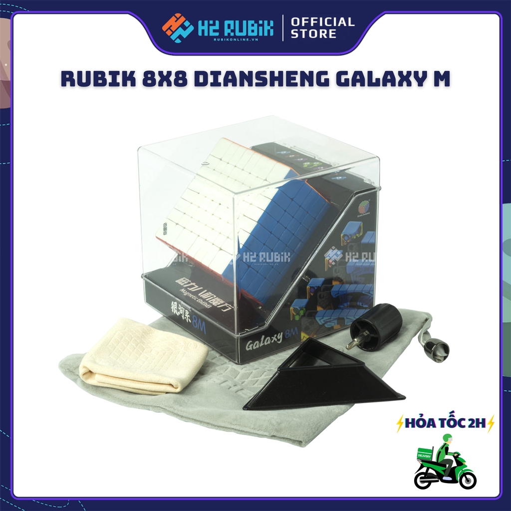 Rubik 8x8 Diansheng Galaxy M có nam châm sẵn