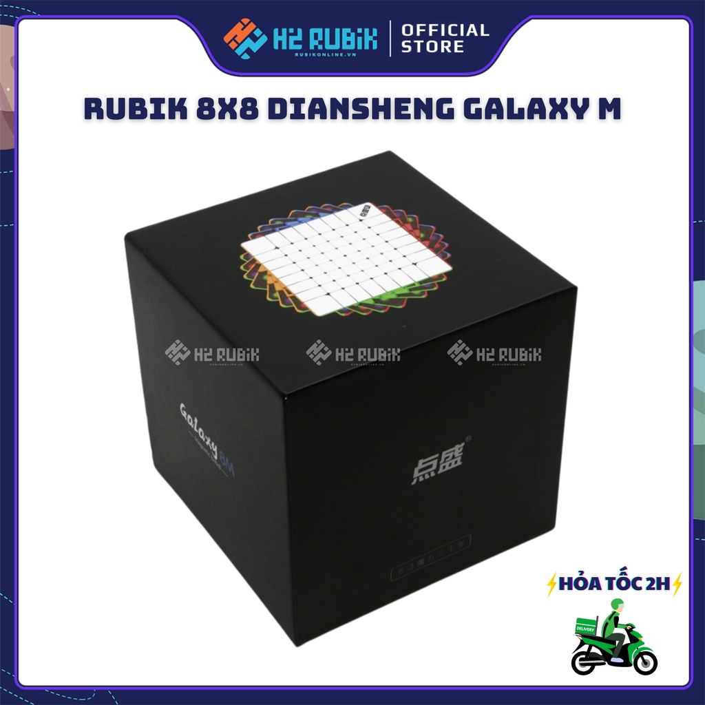 Rubik 8x8 Diansheng Galaxy M có nam châm sẵn