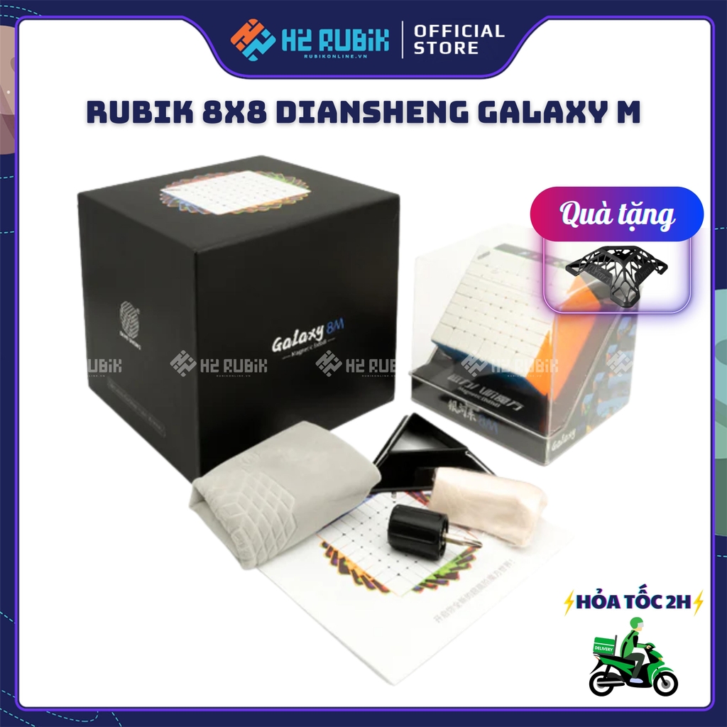 Rubik 8x8 Diansheng Galaxy M có nam châm sẵn