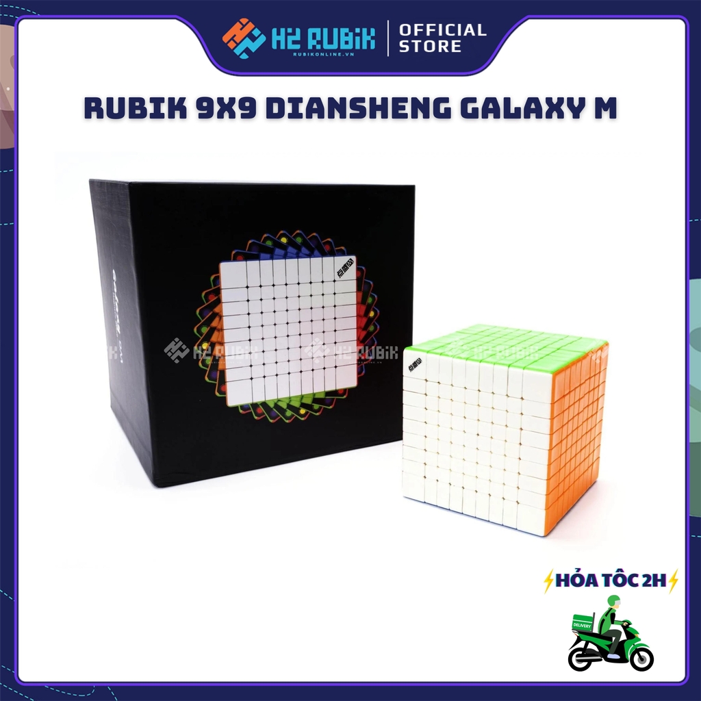 Rubik 9x9 Diansheng Galaxy có nam châm sẵn