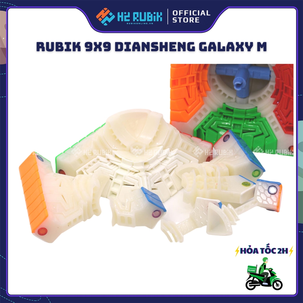 Rubik 9x9 Diansheng Galaxy có nam châm sẵn