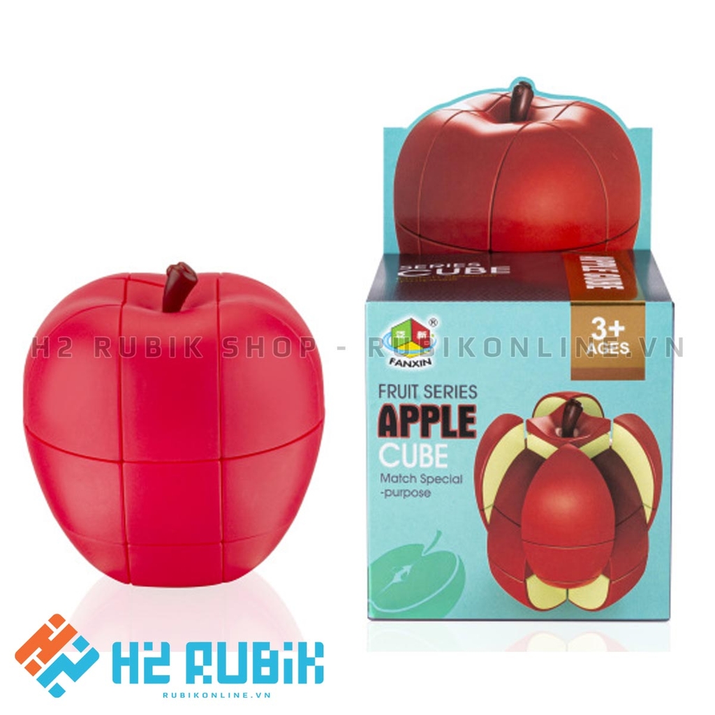 Bộ rubik hoa quả 3 loại chanh, táo, chuối Fanxin Fruit Cube 3x3