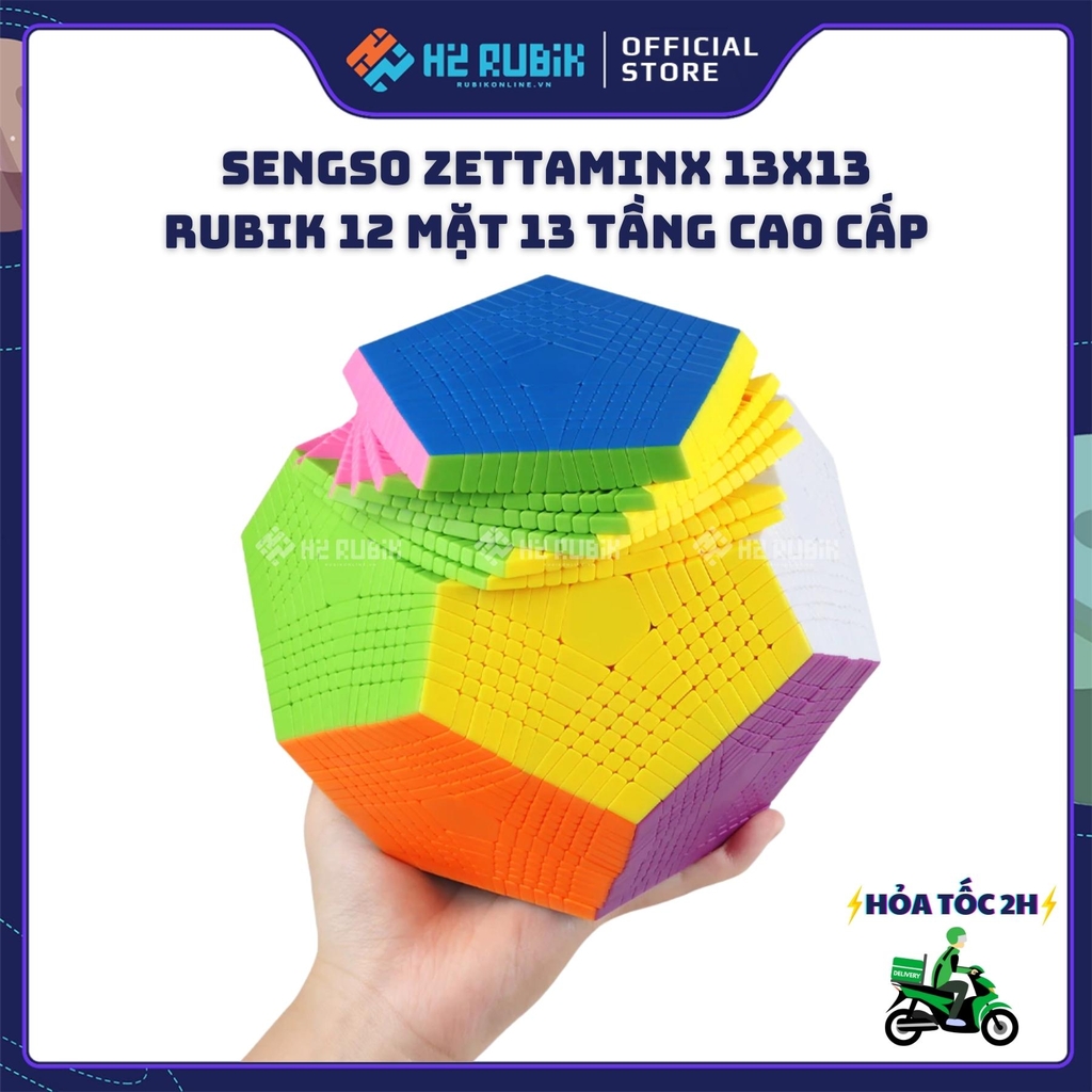 ShengShou Zettaminx Rubik biến thể 12 mặt 13 tầng 13x13