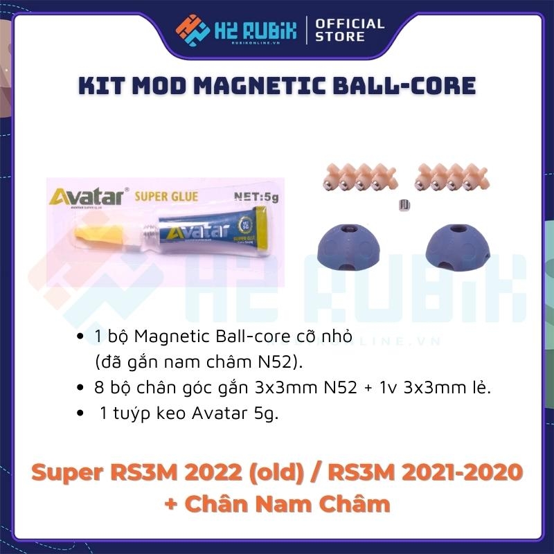 Bộ nam châm Ball-core Magnetic lắp cho Rubik
