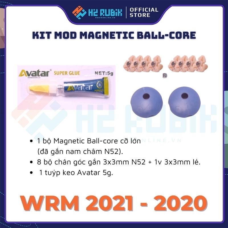 Bộ nam châm Ball-core Magnetic lắp cho Rubik