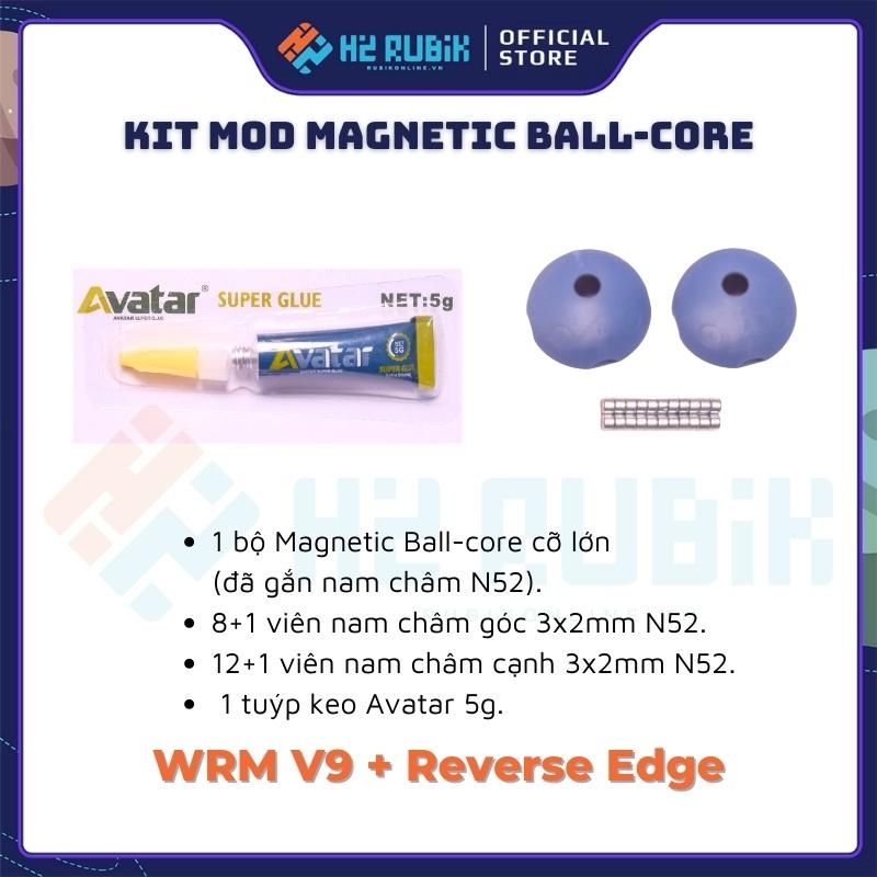 Bộ nam châm Ball-core Magnetic lắp cho Rubik