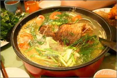 Cá chép om dưa nay đã thành đặc sản