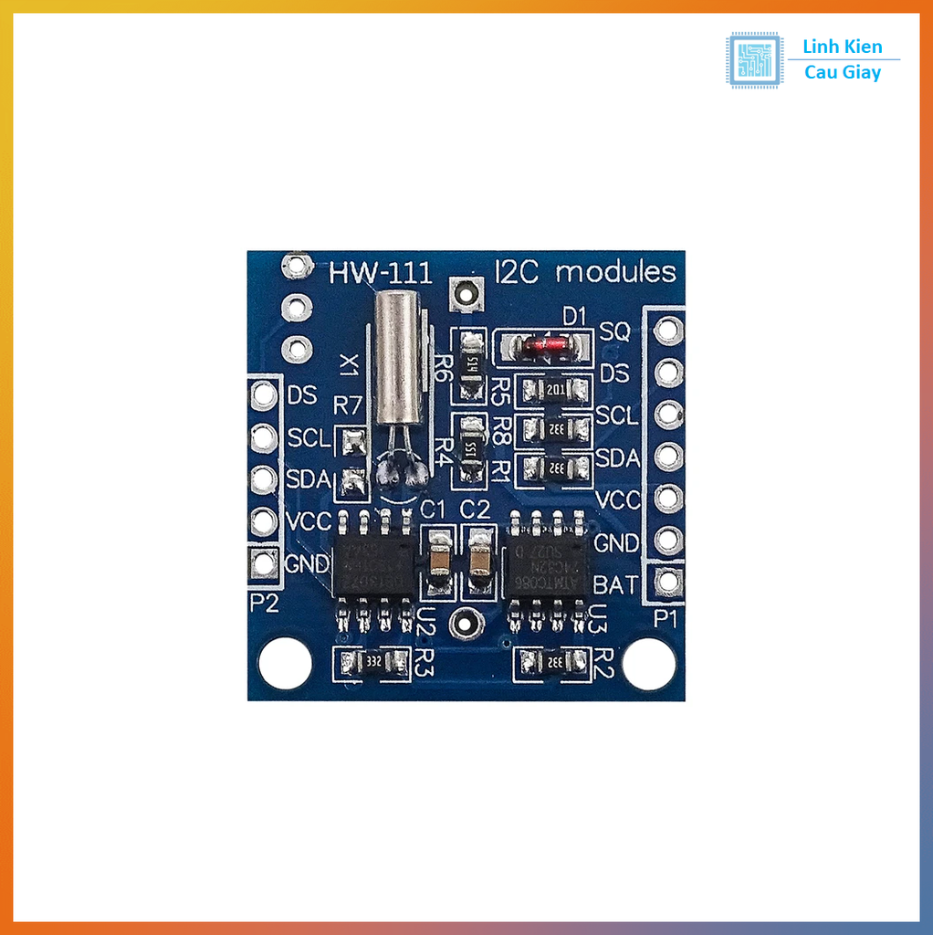 MODULE DS1307 + 24C32 (RTC / I2C)