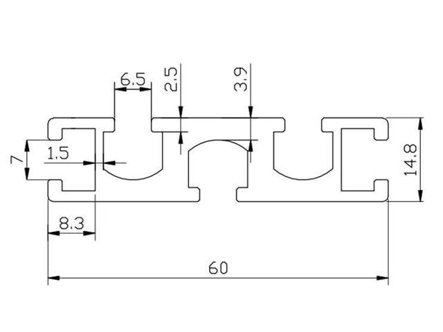 Nhôm định hình 1560 dùng làm mặt bàn CNC