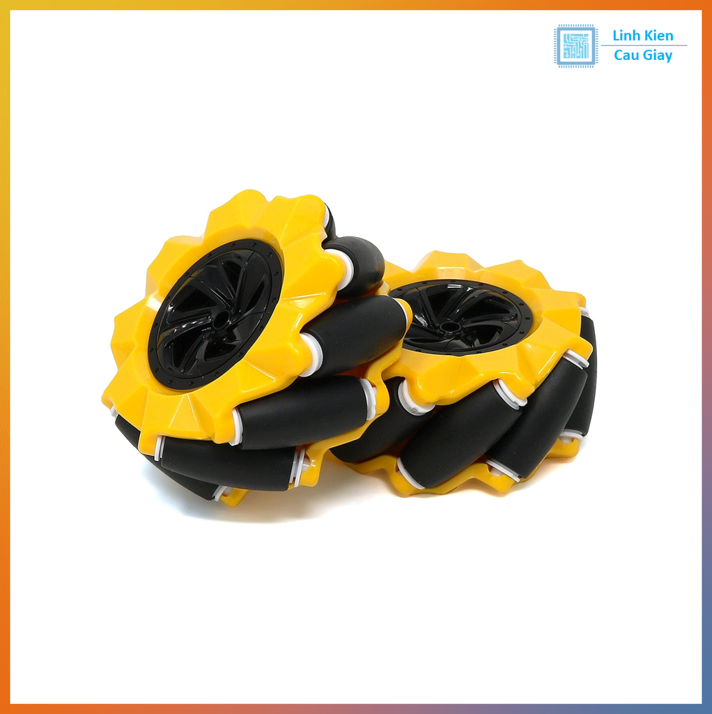 Bánh Xe Mecanum Đa Hướng 80mm (Gồm 4 bánh)