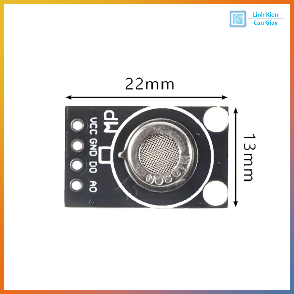 Cảm Biến Khí Dễ Cháy MP4 – Phát Hiện Gas, Metan, Propan, Butan, LPG